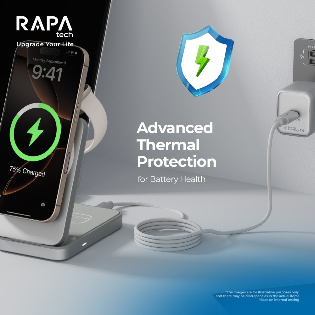 RAPA Power AirStation (3-in-1 + Cable) 5