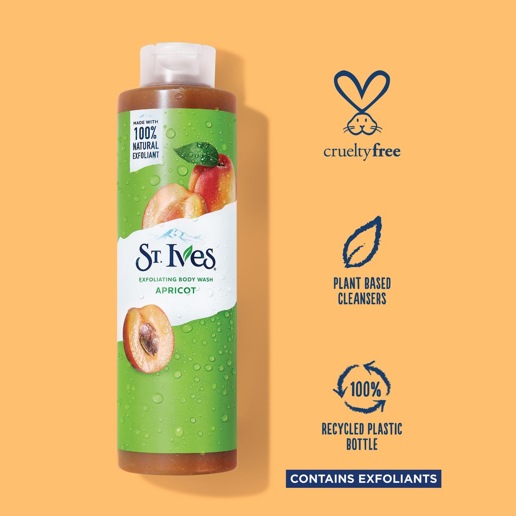 Unilever St. Ives Fresh Skin Apricot Exfoliating Body Wash