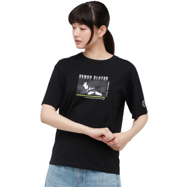 Women UT Manga Demon Slayer Lengan Pendek 3