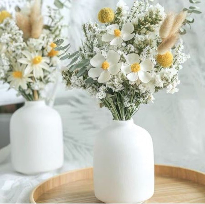 White Ceramic Vase Finns 1