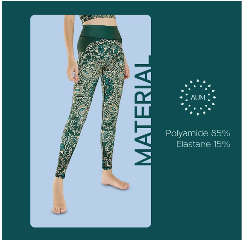 AUM Green Macca Legging 2