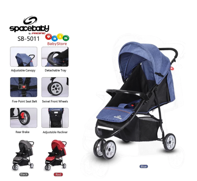PACIFIC INDAH PRATAMA Pacific Baby Spacebaby Stroller SB-5011