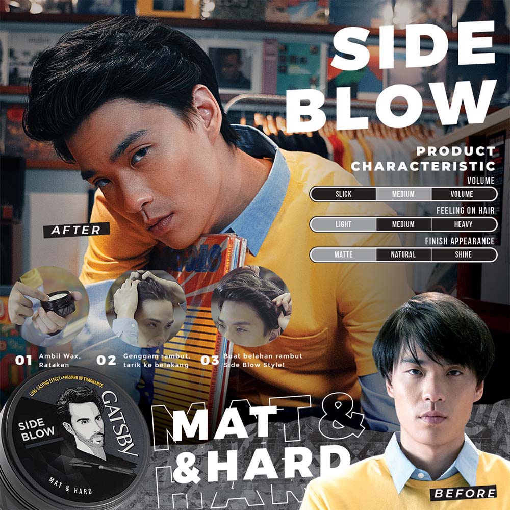 Mandom Gatsby Styling Wax Mat & Hard