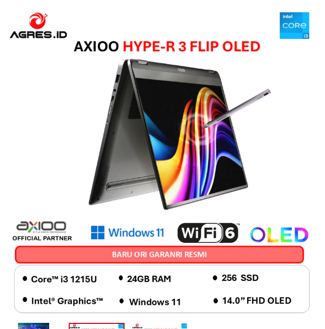 Axioo Hype R 3 Flip OLED