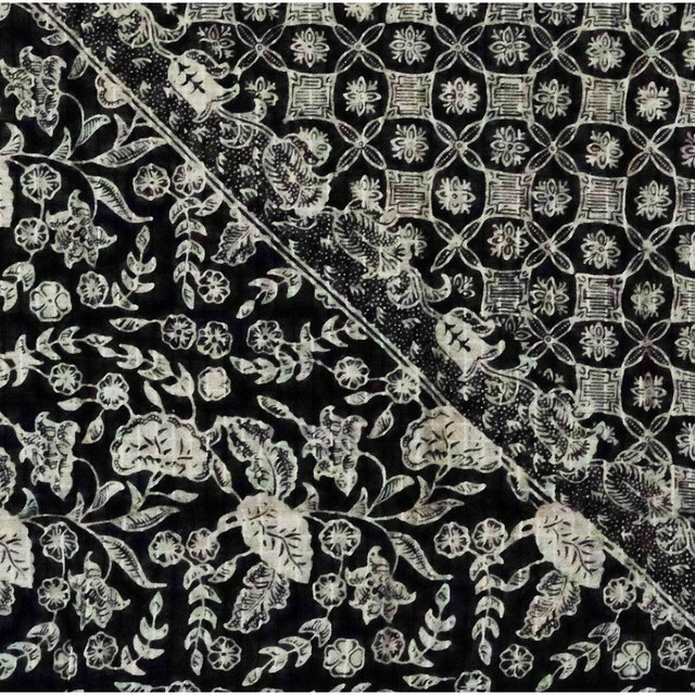 EB Batik Traditional Scarf Batik Sutra Motif Bunga P/s