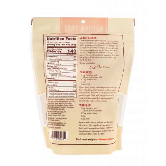 Bob's Red Mill Gluten Free Pancake Mix