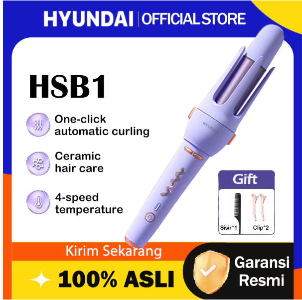  Hyundai Pengeriting Rambut Otomatis HSB1