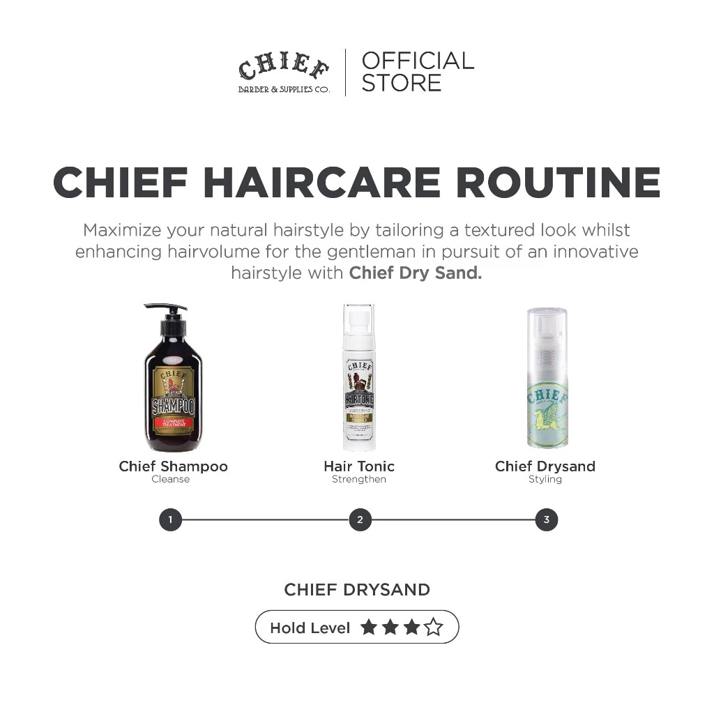 Chief Dry Sand Hair Texturing Powder 4