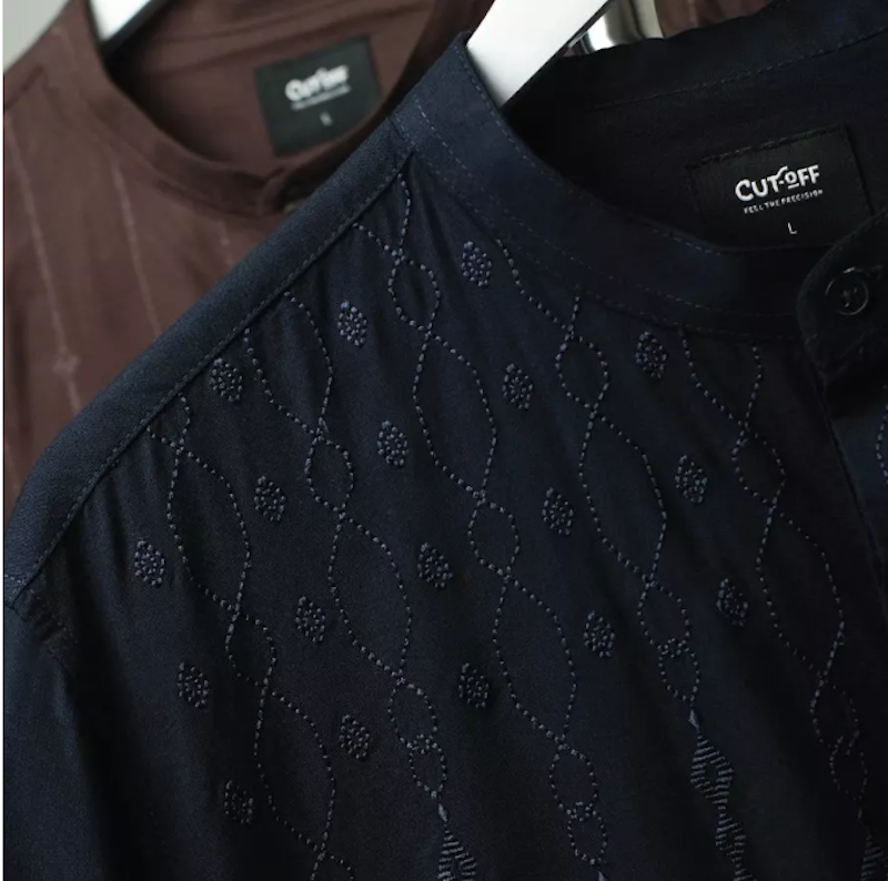 CUTOFF Rashad Kemeja Koko Lengan Pendek 5