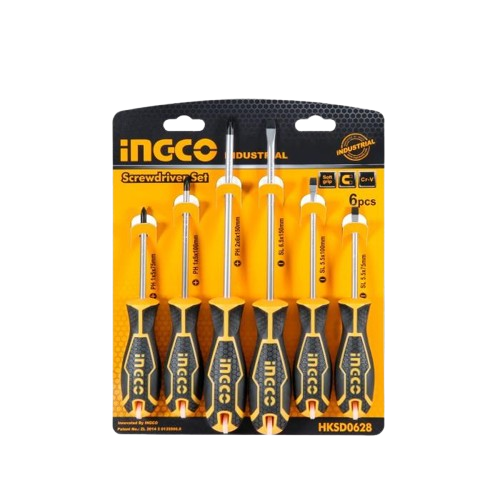 Ingco 6-Pcs Cr-V Screwdriver Set 1