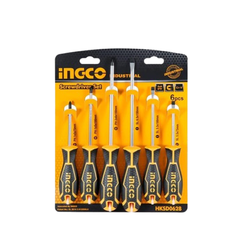 Ingco 6-Pcs Cr-V Screwdriver Set 1