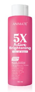Animate 5x Active Brightening Facial Wash