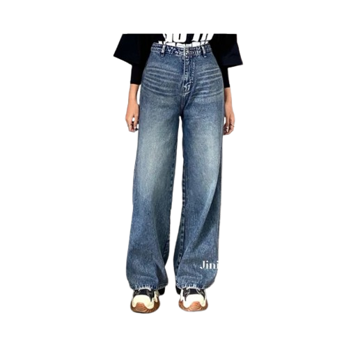 Jiniso RELAX Kulot Highwaist Jeans ｜ 778