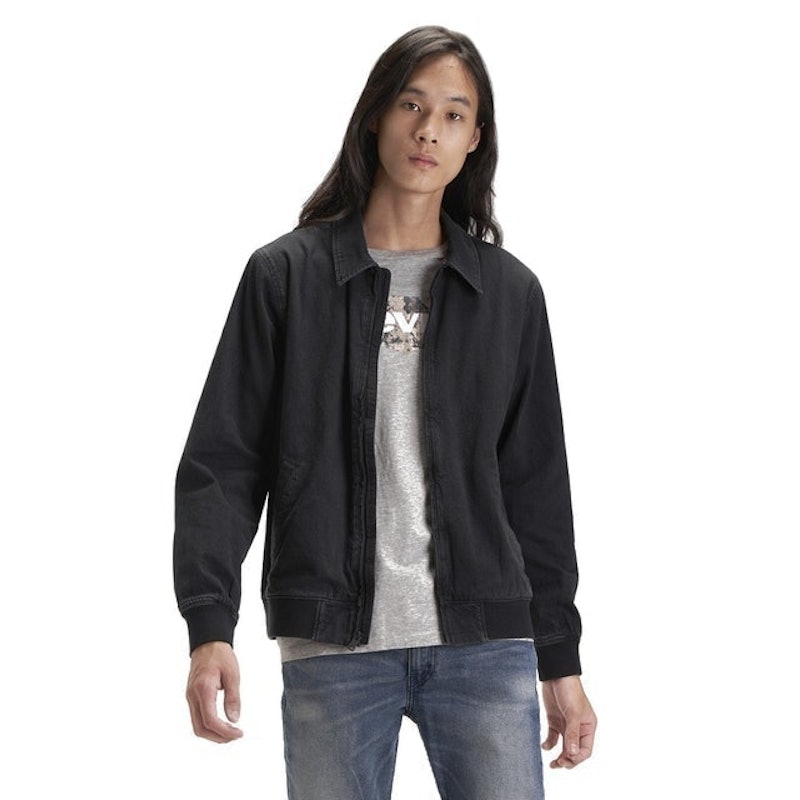 Levi's Western Bomber Jacket Washed Black Denim 3
