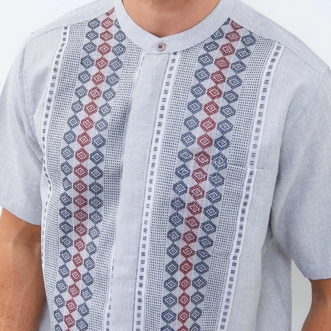 Multi Karya Garmentexindo M231 Kemeja Pria Koko Habib Jafar Pendek  0355