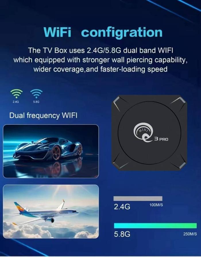  Android TV BOX Q3 PRO 4K