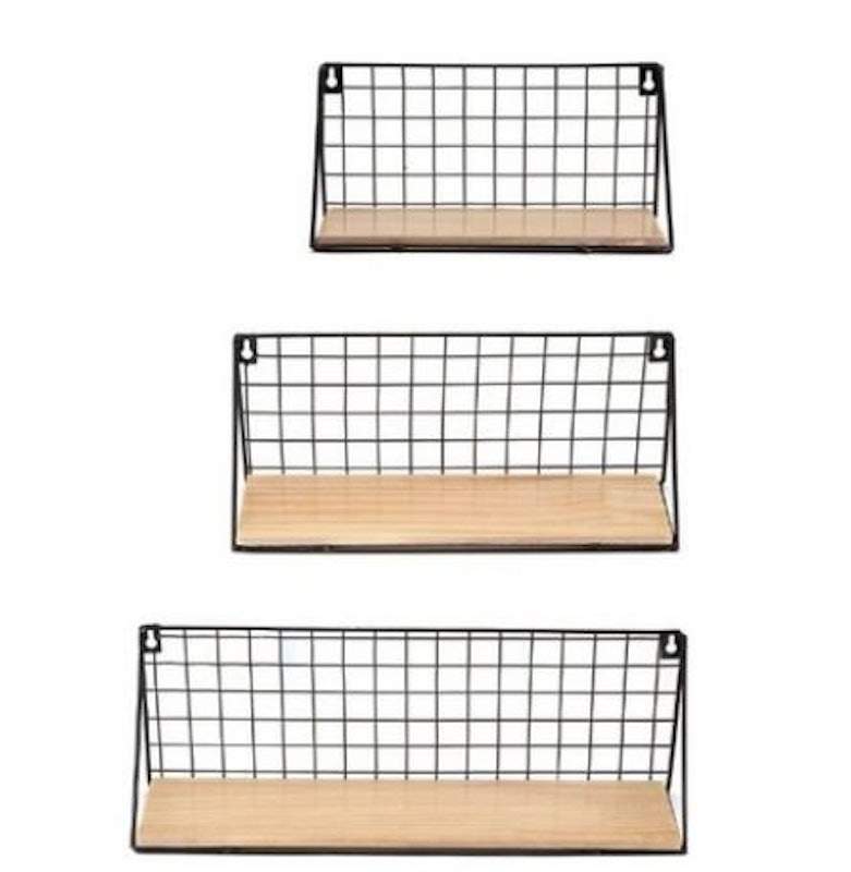 Rak Pot Bunga Dinding Minimalis Besi 15 cm 2