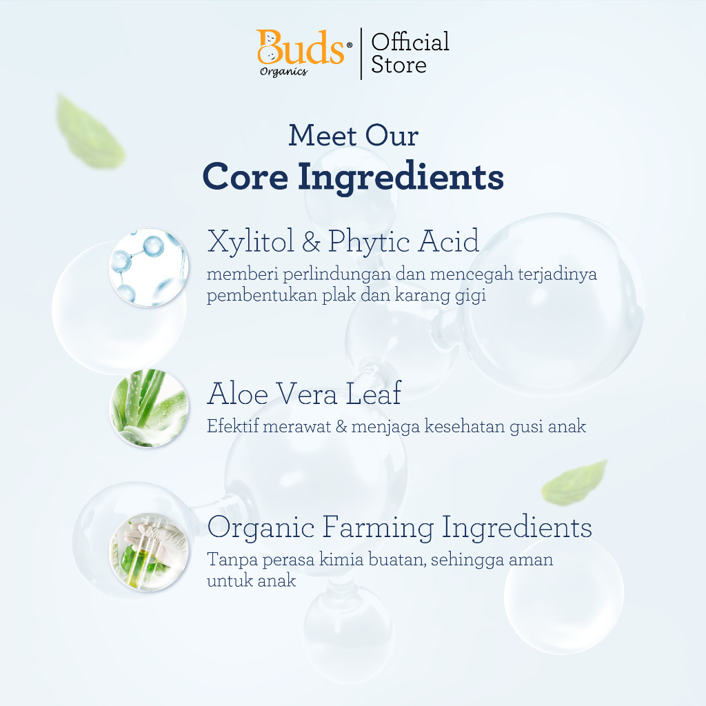 Inti Berkat Jaya Buds Organics Toothpaste with Xylitol