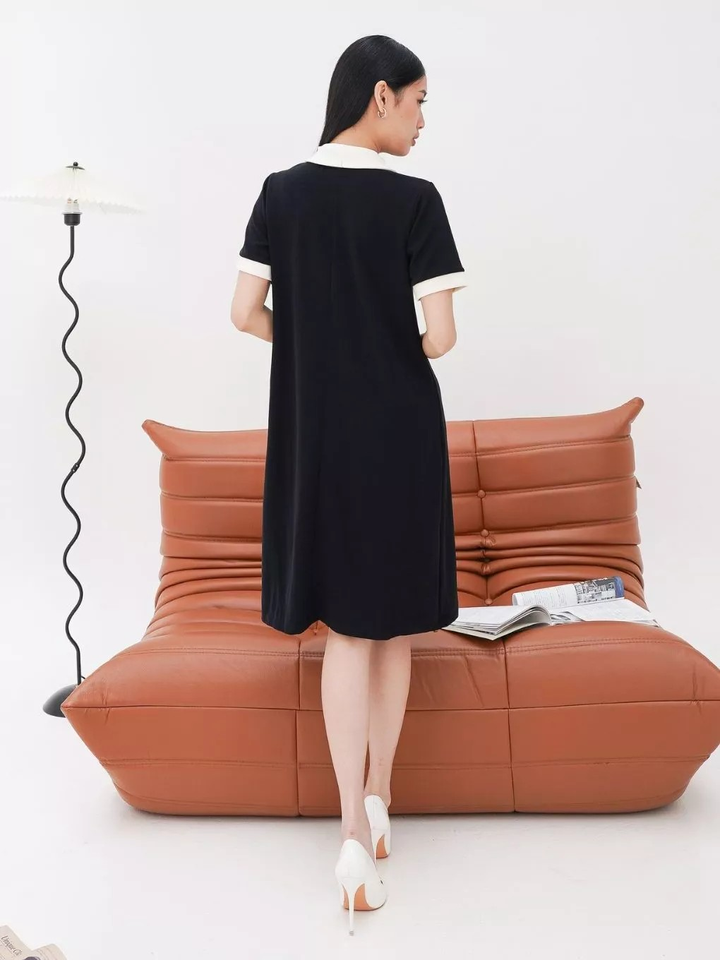  Leenbenka Diora Dress Hitam