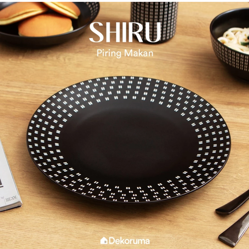 Dekoruma Inovasi Lestari  Dekoruma Danari SHIRU Piring Makan 26 cm