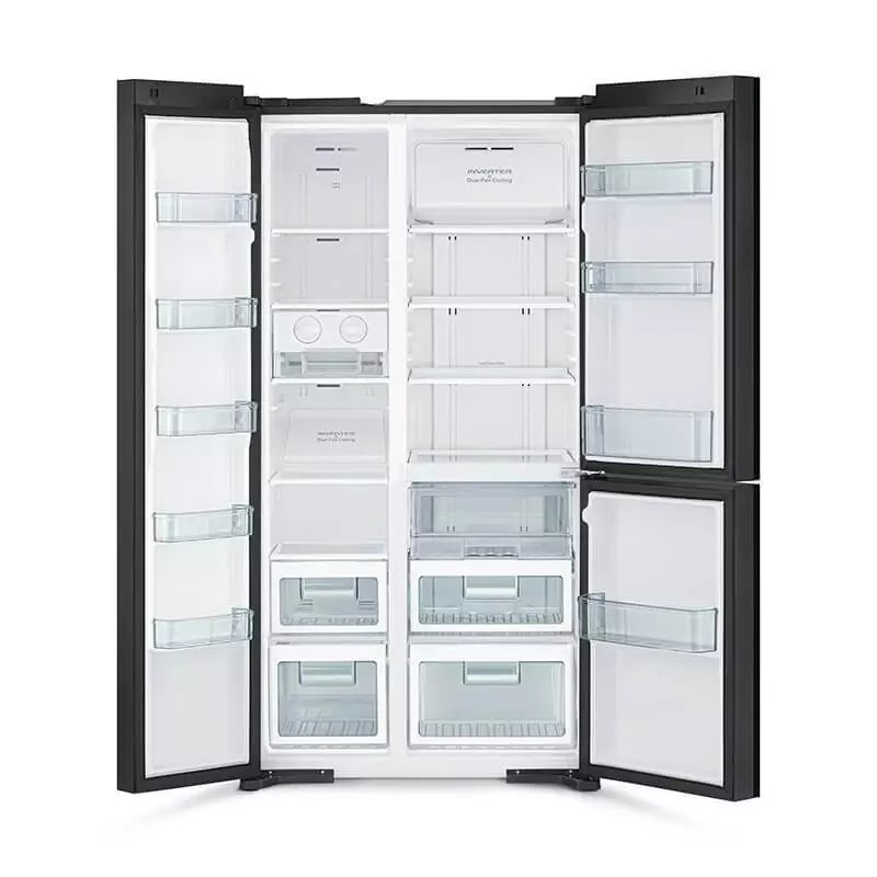 Hitachi  Hitachi Kulkas Side By Side Standart 573 Liter  R-M80PGD0-GBK