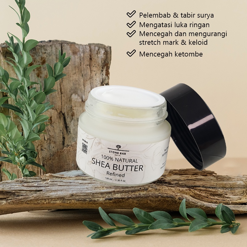 Karya Kreasi Alami Stone Bar 100% Natural Shea Butter Refined