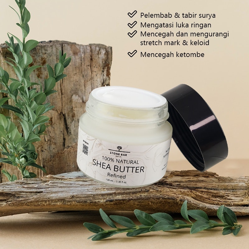 Stone Bar 100% Natural Shea Butter Refined 2