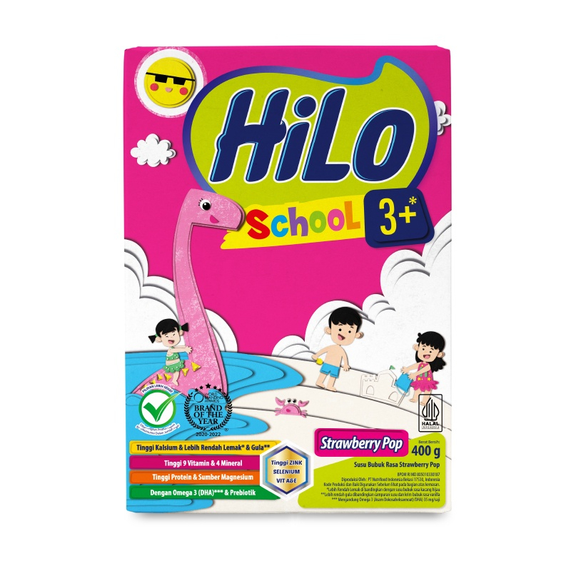 HiLo School 3+ Strawberry Pop