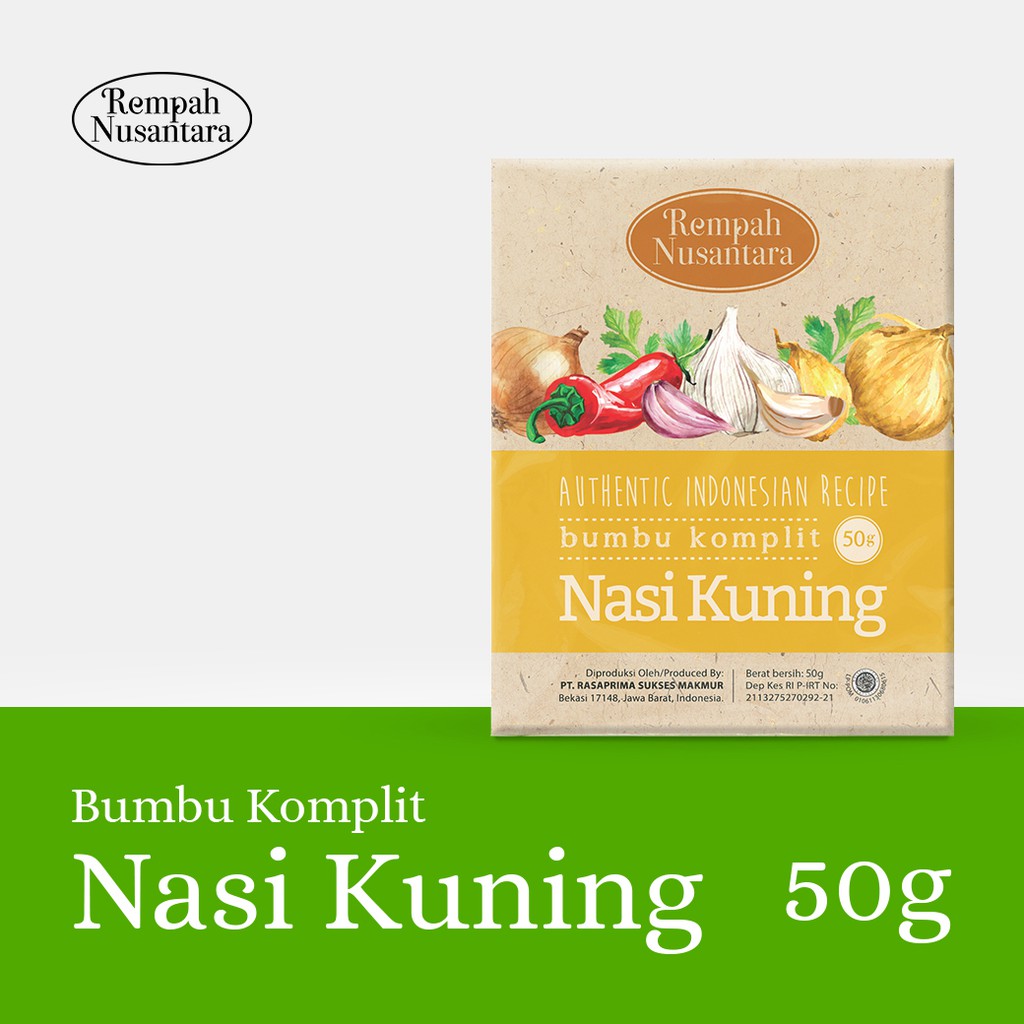 Rasaprima Sukses Makmur Seriboe Rempah Nusantara Bumbu Nasi Kuning