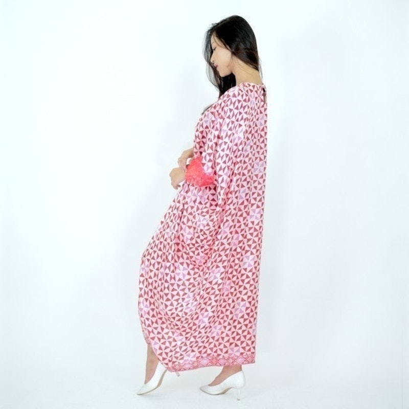Kaftan Batik Viscos Motif Kamelia 2