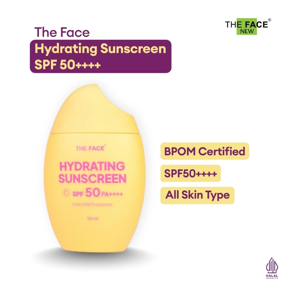 Cressindo Kusuma THE FACE® Hydrating Sunscreen UV Defender SPF50 PA++++