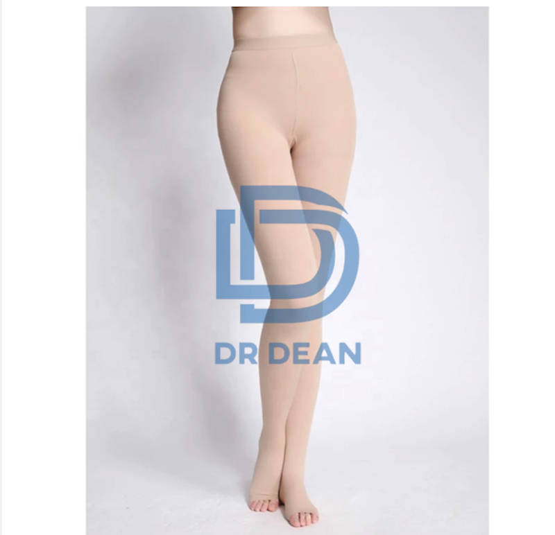 Dr. Dean Medical Compression Open Toe Pantyhose 2