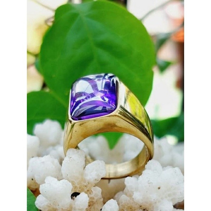 Cincin Kecubung Amathyst Brazil 5