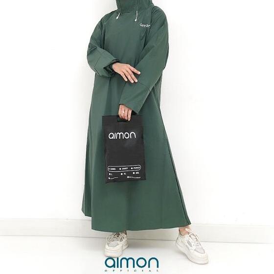  Aimon Jas Hujan Gamis Wanita