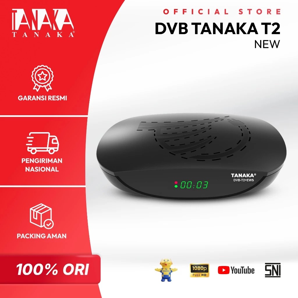 Tanaka STB Digital DVB T2 New