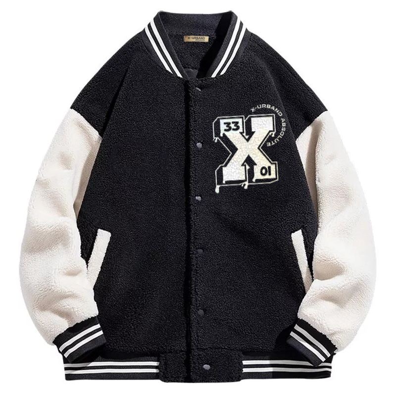 Jaket Sherpa Varsity Bulu Domba 2