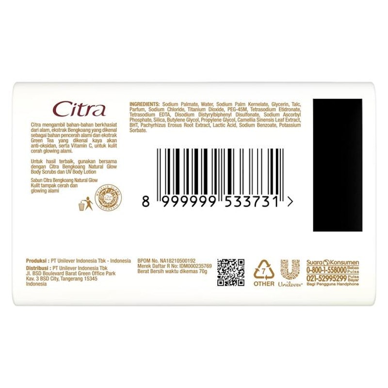 Citra Body Wash Natural White Bengkoang 2