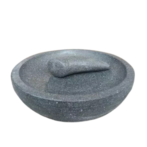  Cobek Batu Asli Gunung Free Ulekan