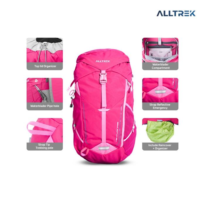 ALLTREK Tas Carrier Venturina 40L Ransel Hiking