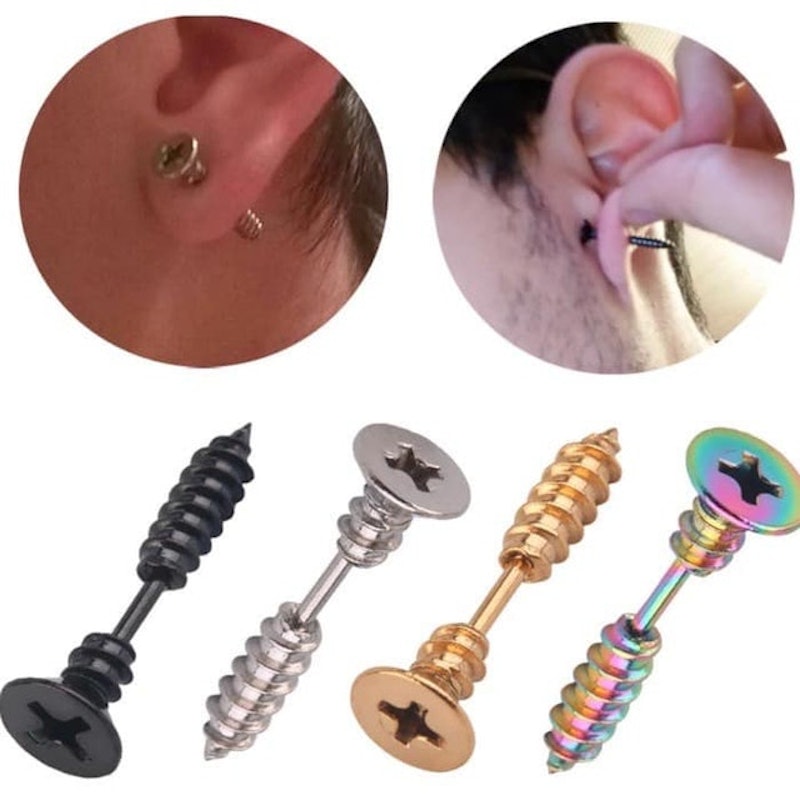 Anting Sekrup Gaya Punk 2