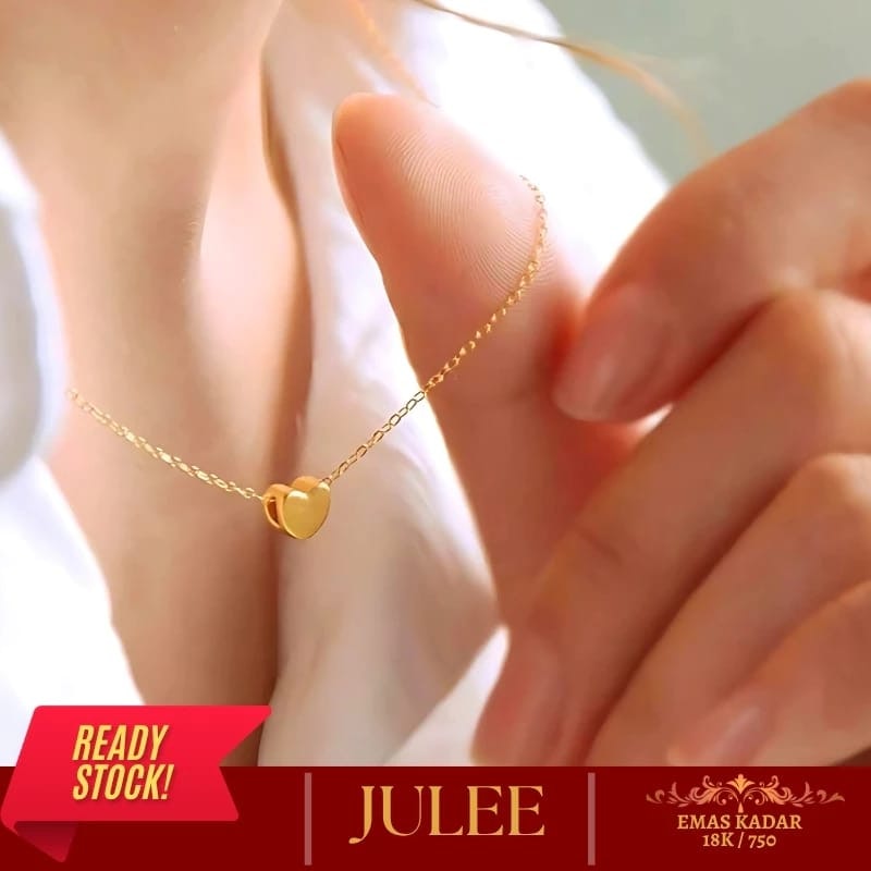 Julee Kalung Liontin Love Emas 24k 4