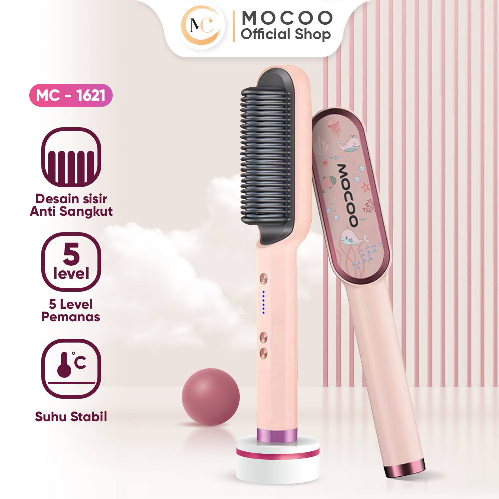  MOCOO Electric Straight Hair Comb 2 in 1  MC-1621A