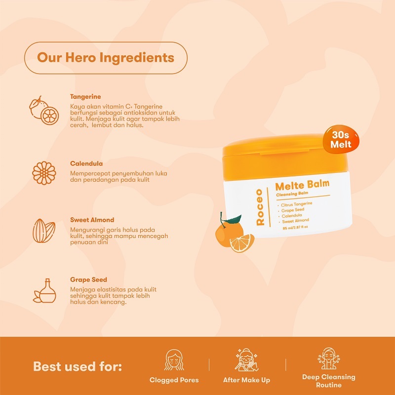 Roceo Global Indo Roceo Melte Balm Cleansing Balm