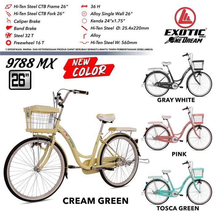 Pacific Bike EXOTIC City Bike ET 9788 MX