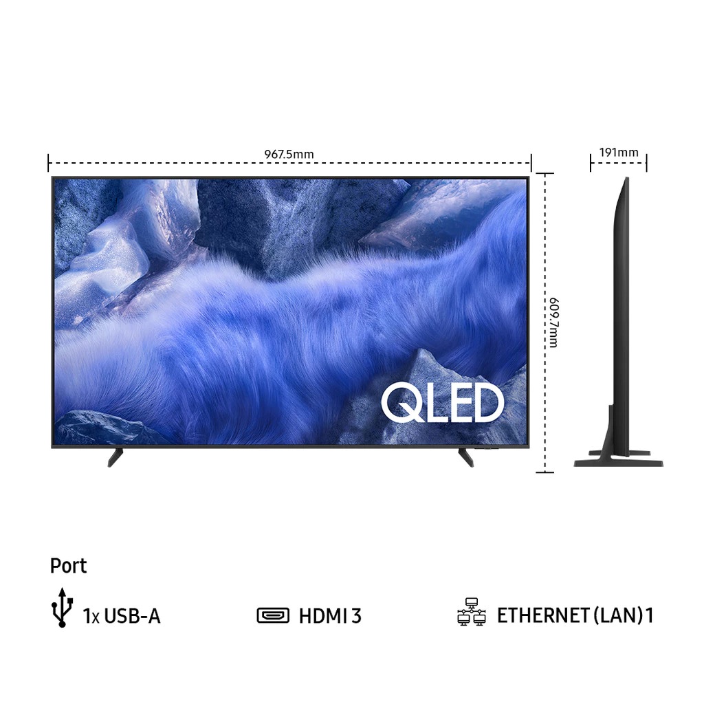 Samsung Electronics Samsung Smart TV 43" QLED 4K QEF1