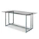 Multimo Official Meja Makan Kaca Cubic Stainless 1