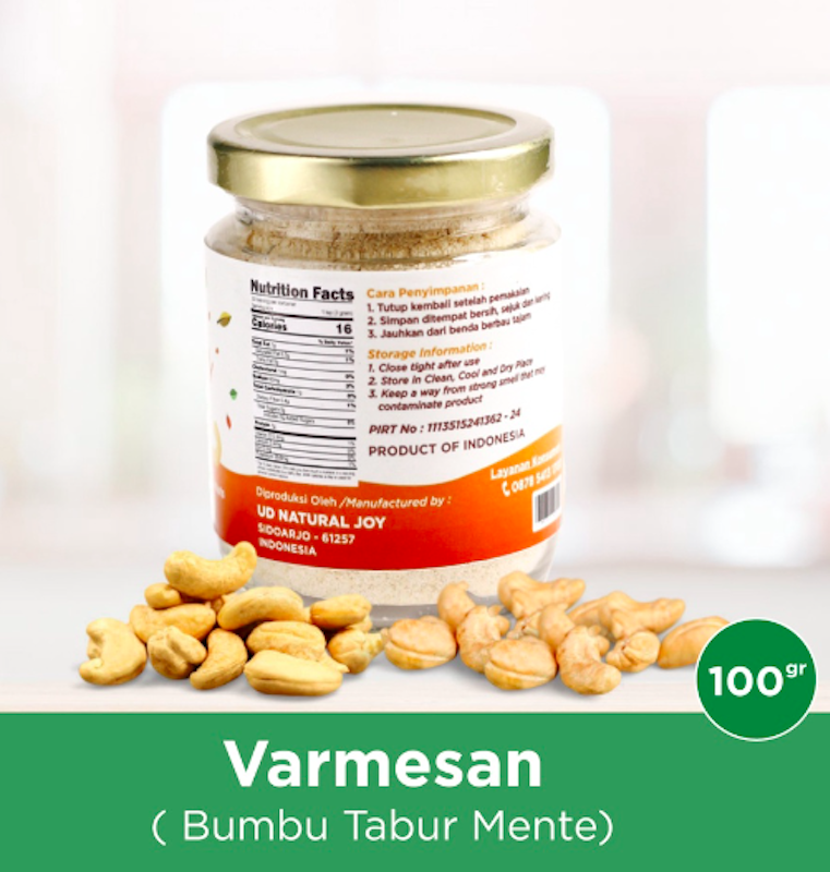 Varmesan Keju Parmesan Vegan Dairy Free 3