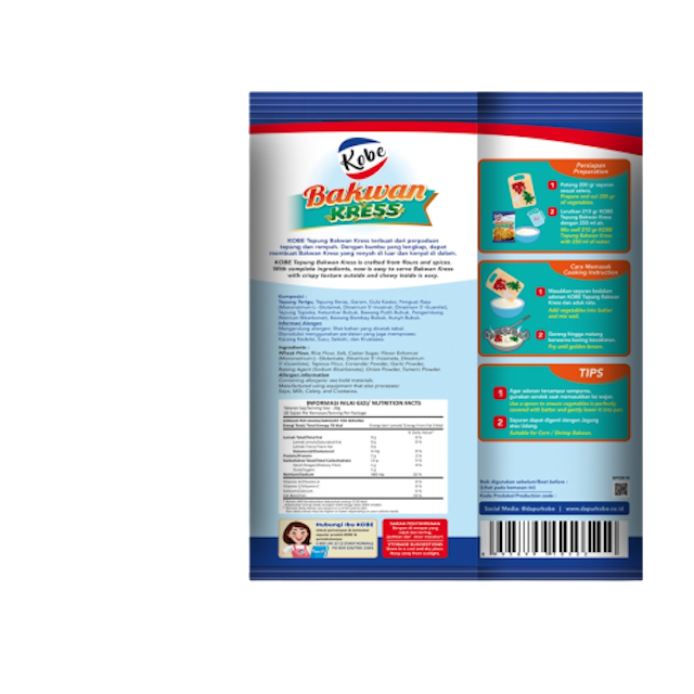 Kobe Boga Utama Kobe Tepung Bumbu Bakwan Kress