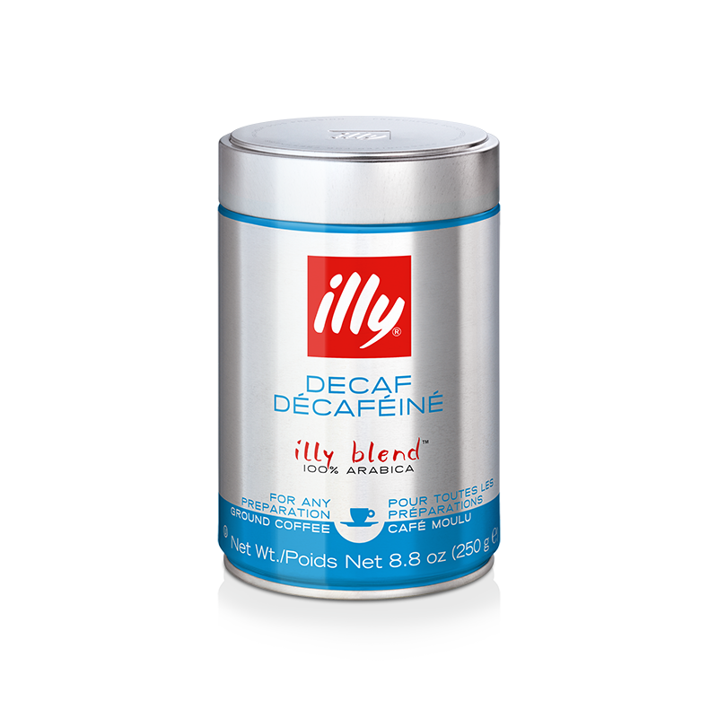 illycaffè Illy Ground Espresso Classico Decaffeinated Coffee