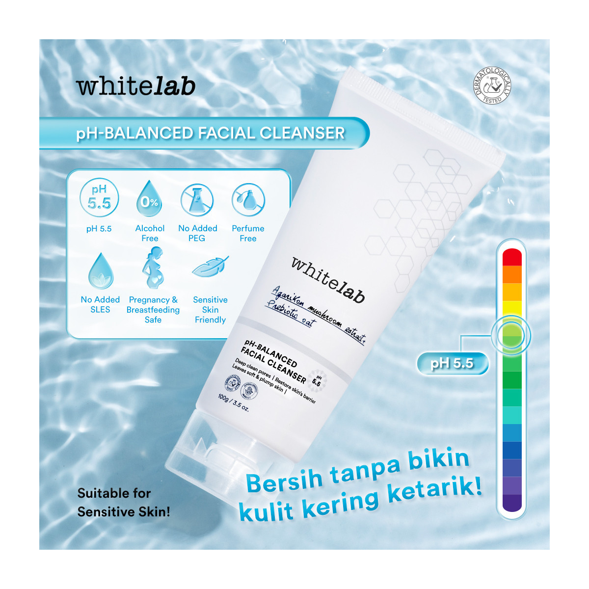 Natura Deca Kosmetika Whitelab pH-Balanced Facial Cleanser